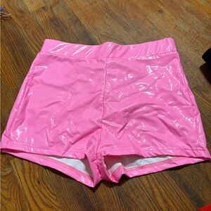 Shiny Pink Women's Shorts